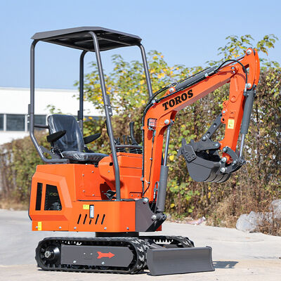 Multifunktionale Toros Mini Bagger 1 Tonnen Mikrobagger mit Koop-Motor