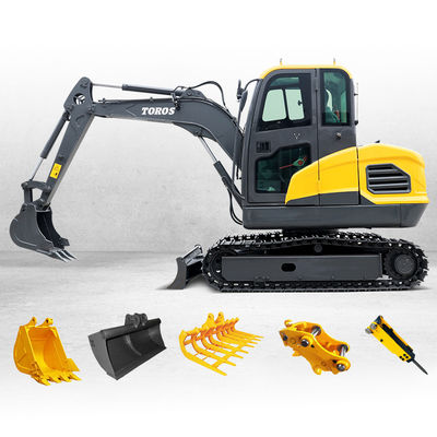 Qualität  Powerful 1.2Ton Mini Hydraulic Excavator With 1200mm Track Length usine