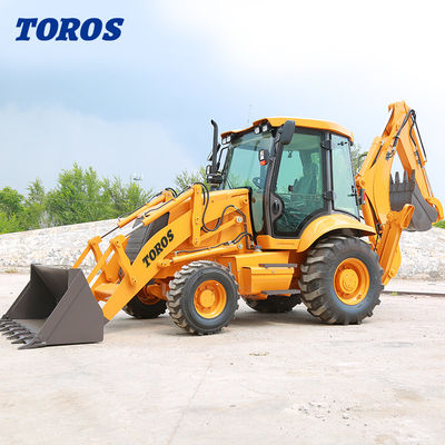 Qualität  TOROS Versatile Mini Backhoe Loader Machine 1 Ton 2 Ton 3 Ton usine