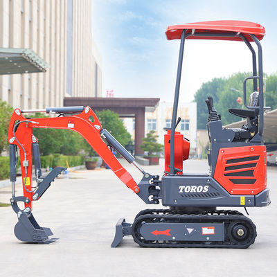 kaufen Hocheffiziente 1,2 T Mini-Crawler-Grabmaschine für Landschaftsgestaltung und Gartenarbeit online manufacture