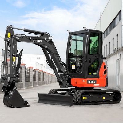 Qualität  Toros  3.5 Ton Mini Excavator With Kubota Engine Micro Digger Mult Functions bagger usine