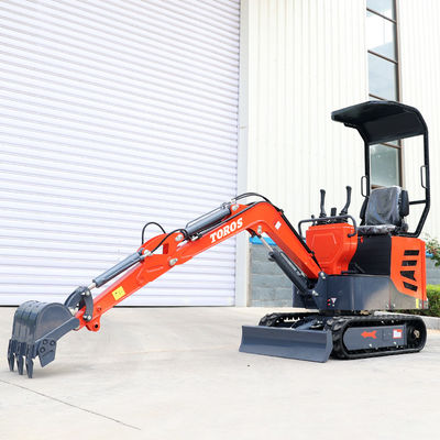 Multifunktionale Toros Mini Bagger 1 Tonnen Mikrobagger mit Koop-Motor