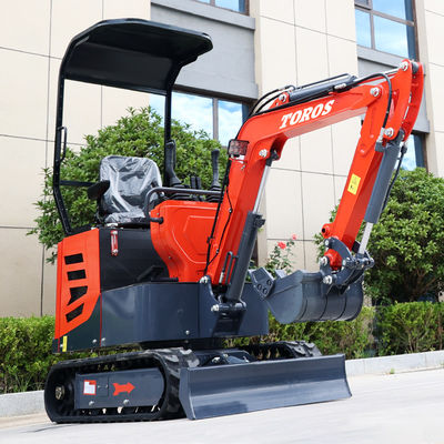 Multifunktionale Toros Mini Bagger 1 Tonnen Mikrobagger mit Koop-Motor