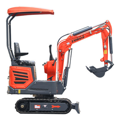 TOROS Mini chinesischer Bagger Kleiner mechanischer Bagger für Ackerland