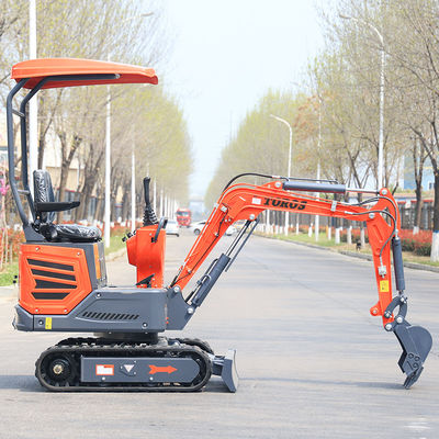 TOROS Mini chinesischer Bagger Kleiner mechanischer Bagger für Ackerland