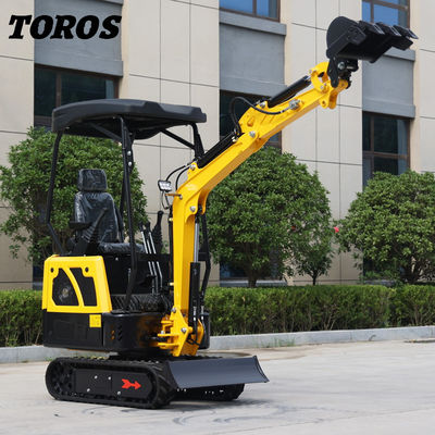 19 kW Toros Minibagger, hydraulischer 1,5-Tonnen-Minibagger für den Heimgebrauch