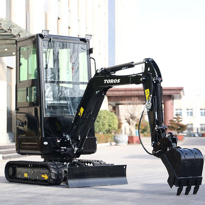 11.8KW 2600rpm 1,8 Tonnen Minibagger Kleinbagger Maschine für Landwirtschaft