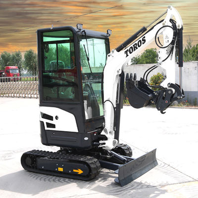 11.8KW 2600rpm 1,8 Tonnen Minibagger Kleinbagger Maschine für Landwirtschaft