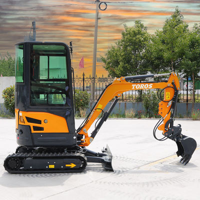 11.8KW 2600rpm 1,8 Tonnen Minibagger Kleinbagger Maschine für Landwirtschaft