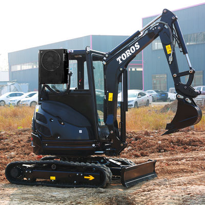 Crawler Toros Minibagger 2,6 Tonnen Kleinbagger für die Straßenreparatur