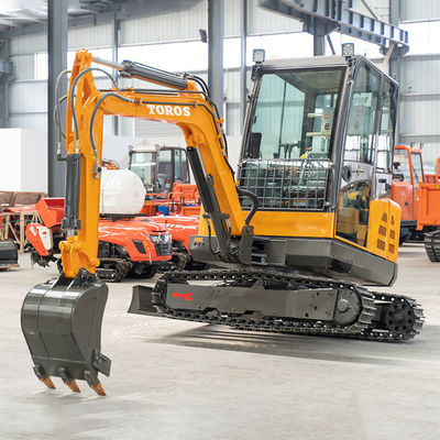 Baustelle 3 Tonnen Toros Minibagger Kleinmaschinen für Erdbewegung