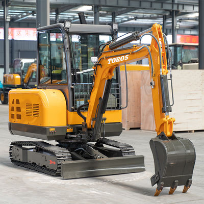 Baustelle 3 Tonnen Toros Minibagger Kleinmaschinen für Erdbewegung