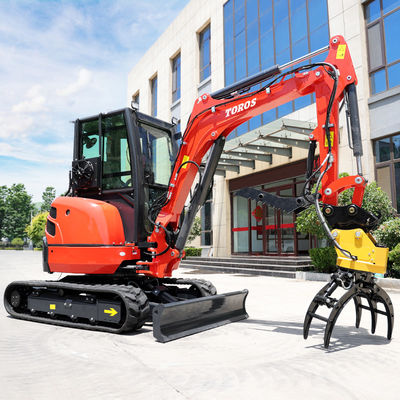Toros 3,5 Tonnen Mini Digger Minibagger Kompaktes Ausrüstungsgraben