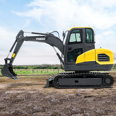 EPA-zertifizierter 4 Tonnen kleiner Bagger mit 2400 Rpm