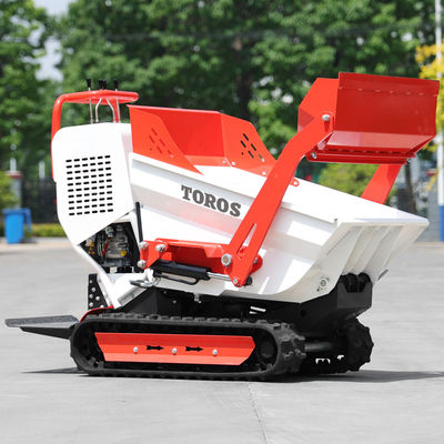 Robuste Mini-Crawler-Dumper mit Pneumatik- und Solidreifen