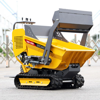 Robuste Mini-Crawler-Dumper mit Pneumatik- und Solidreifen
