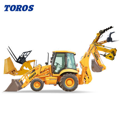 TOROS Vielseitiges Mini-Backhoe-Lader 1 Tonne 2 Tonnen 3 Tonnen