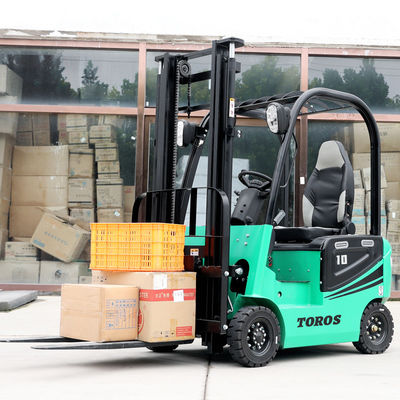 3 Tonnen batteriebetriebener Gabelstapler Elektrischer Zuglastwagen Computerisiert