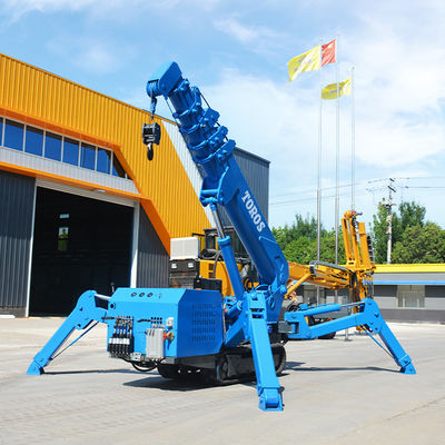 Genehmigung der EPA Kleiner 3 Tonnen Spinnekran 5 Tonnen Crawler-Kran Boom Lift