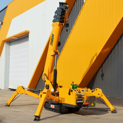 Genehmigung der EPA Kleiner 3 Tonnen Spinnekran 5 Tonnen Crawler-Kran Boom Lift