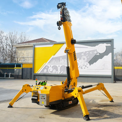 Genehmigung der EPA Kleiner 3 Tonnen Spinnekran 5 Tonnen Crawler-Kran Boom Lift