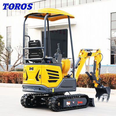 Dieselmotor 1,2 t Minibaggermaschine 1,5 t Minibagger 1 Jahr Garantie