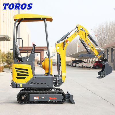 Chinesisch Gelb 1,2 Tonnen Mikro Mini Digger Anpassung akzeptabel