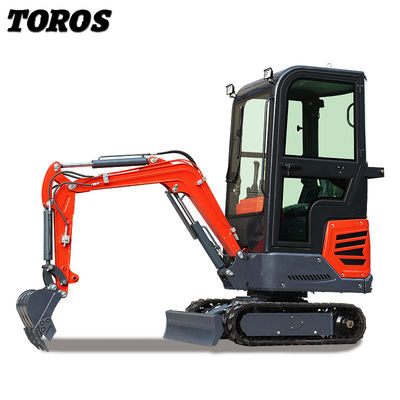 930 mm Chassis Breite 1200 kg Mini Crawler Bagger für den leichten Bau