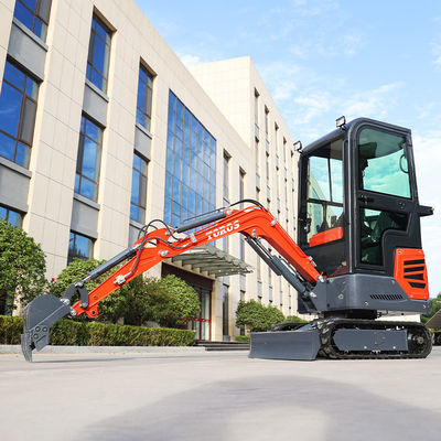 Dieselmotor Mini-Hydraulikbagger 1,2 Tonnen mit geschlossener Kabine