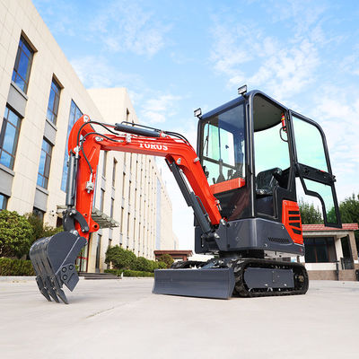 Verstellbare Geschwindigkeit Mini Crawler Bagger 1,2T für kleine Projekte