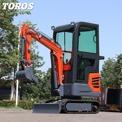 Anpassungsfähiger 1 Tonnen kleiner Crawler-Exkaver mit 405 mm Bodenfreiheit