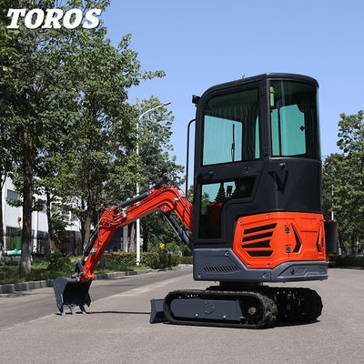 Anpassungsfähiger 1 Tonnen kleiner Crawler-Exkaver mit 405 mm Bodenfreiheit