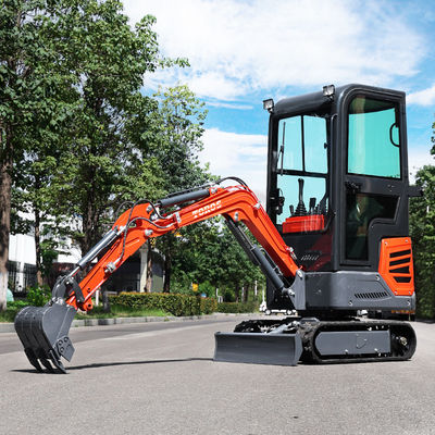 Anpassungsfähiger hydraulischer Minibagger für landwirtschaftliche Nutzung 1,2 Tonnen leicht zu bedienen