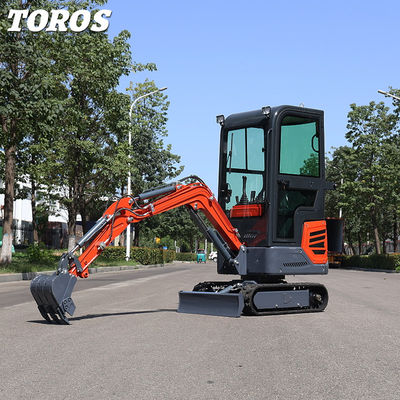Hochleistungs-Mini-Dieselbagger Höhe 2285 mm für kommunalen Arbeiten