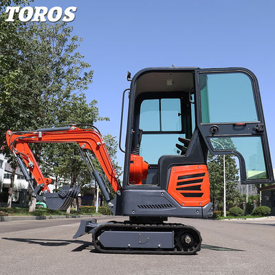 hoch manövrierbarer 1,2 Tonnen großer Mini-Crawlerbagger 180 mm Spurbreite