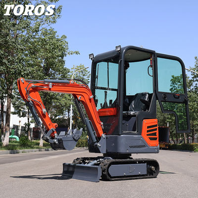 Anpassungsfähiger 1 Tonnen kleiner Crawler-Exkaver mit 405 mm Bodenfreiheit