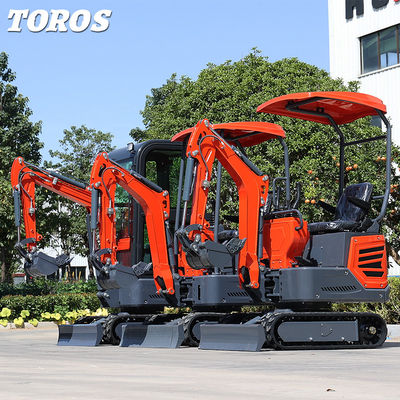 Hocheffiziente 1,2 T Mini-Crawler-Grabmaschine für Landschaftsgestaltung und Gartenarbeit