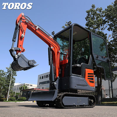930 mm Chassis Breite 1200 kg Mini Crawler Bagger für den leichten Bau