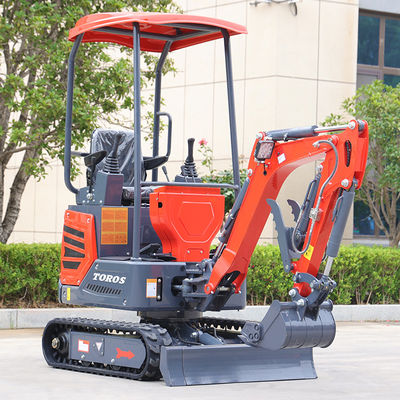 Straßenbau Mini Crawler Bagger 1200kg Bauindustrie Verwendung