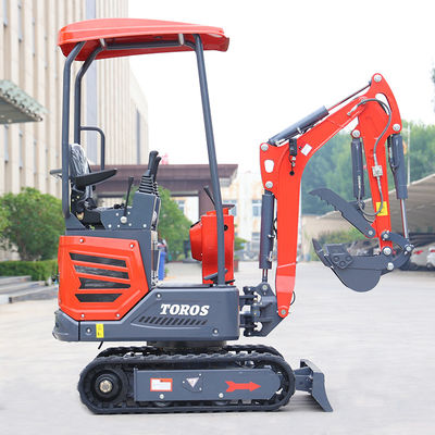 Verstellbare Geschwindigkeit Mini Crawler Bagger 1,2T für kleine Projekte