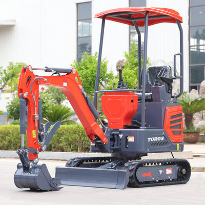 hoch manövrierbarer 1,2 Tonnen großer Mini-Crawlerbagger 180 mm Spurbreite