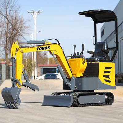 Multifunktionale Toros Mini Bagger 1 Tonnen Mikrobagger mit Koop-Motor