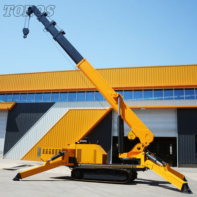 Anpassbarer Kleiner Spinnekran 3t Mini-Crawler-Kran 16,8m Span
