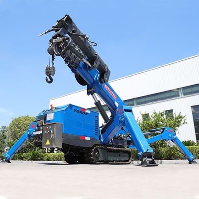 Anpassbarer Kleiner Spinnekran 3t Mini-Crawler-Kran 16,8m Span
