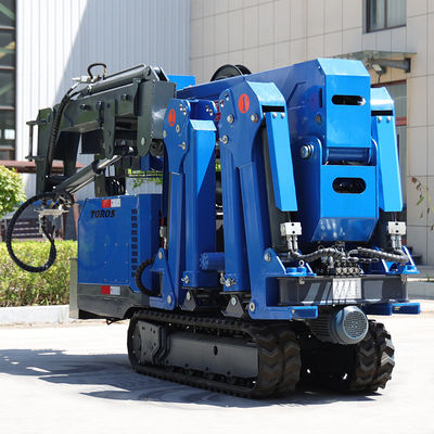 Kleiner, blauer, kommerzieller Spinnekran 8000 kg, einfach zu bedienen