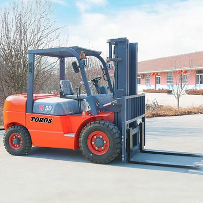 Kleiner Diesel-Forklift mit Hydraulikgetriebe leicht zu manövrieren
