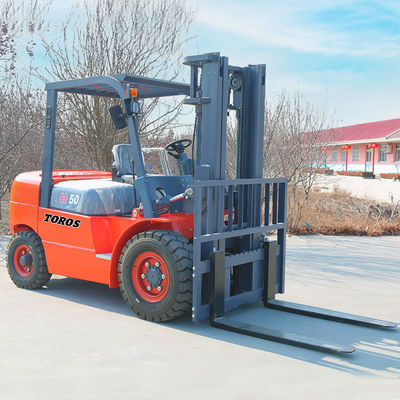 Sicherheit 3500 kg dieselbetriebener Gabelstapler mit beweglicher Gabel, einfache Bedienung