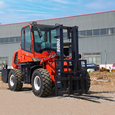 CE Diesel 5 Tonnen Schwerbahn-Forklift mit maximaler Vorwärtsreichweite von 15 Fuß