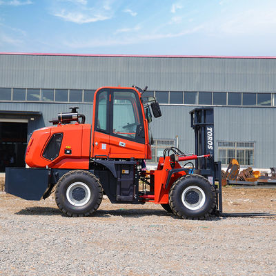 Schließungskabine Schwerbahn-Forklift Außen 5000 Lb All-Terrain-Forklift
