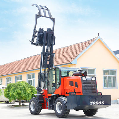 4 Räder auf der Straße Off-Road Gabelstapler 5000 Lbs für Baustelle